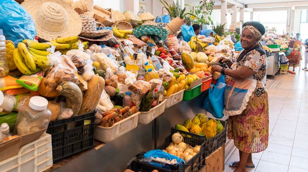 Marché coloré de São Vicente, Cap-Vert